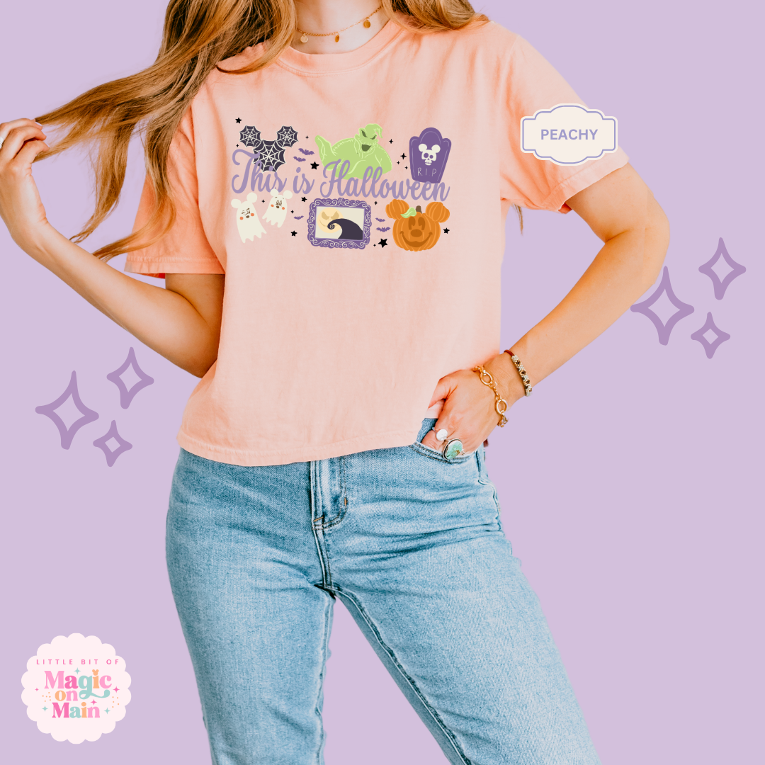 PRINTED THIS IS HALLOWEEN - EXCLUSIVE TO MoM - WOMENS BOXY T-SHIRT