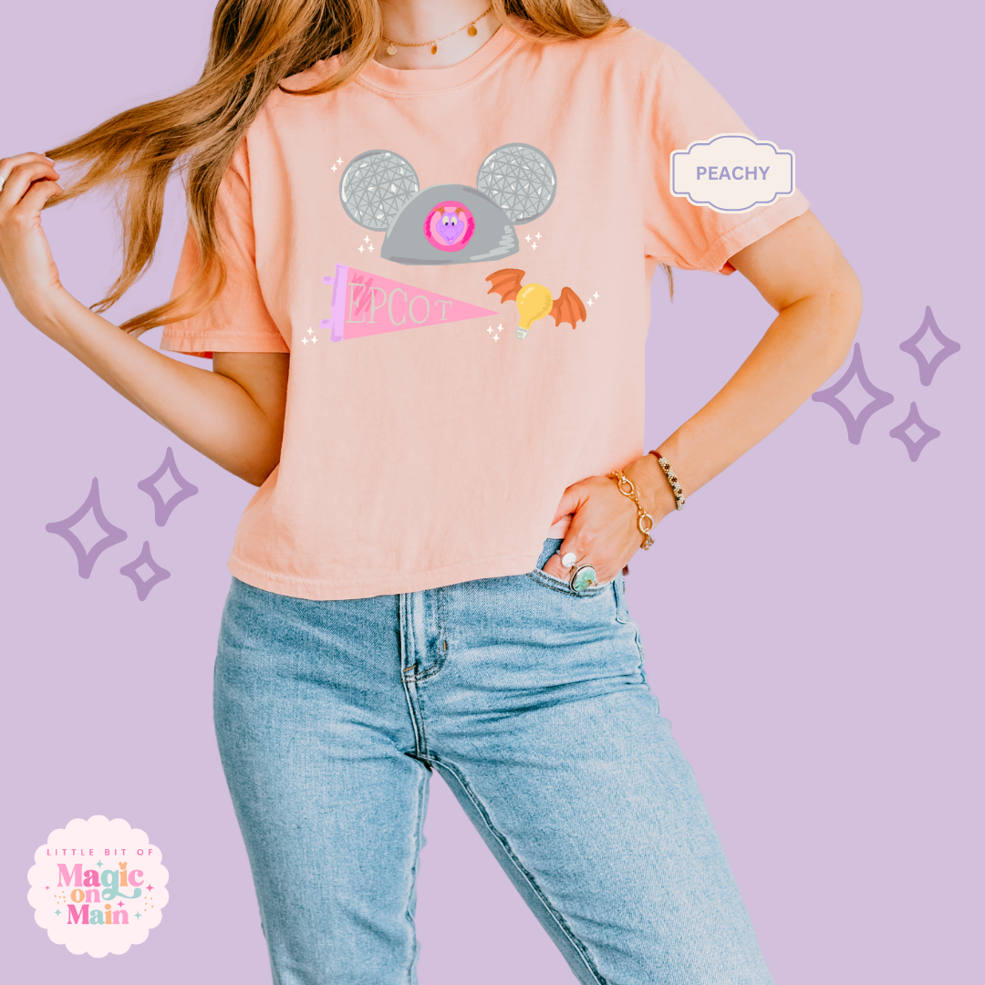 PRINTED EPCOT GIRLIE - EXCLUSIVE TO MoM - WOMENS BOXY T-SHIRT 10042