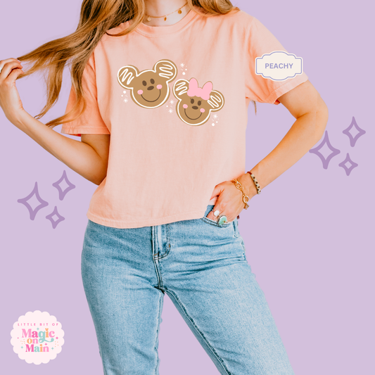 PRINTED GINGERBREAD - EXCLUSIVE TO MoM - WOMENS BOXY T-SHIRT