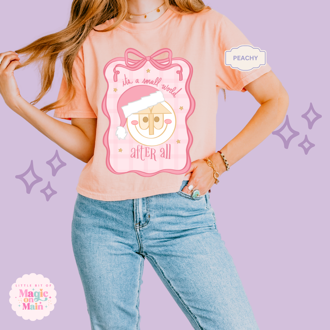 PRINTED SML WORLD COQUETTE - EXCLUSIVE TO MoM - WOMENS BOXY T-SHIRT
