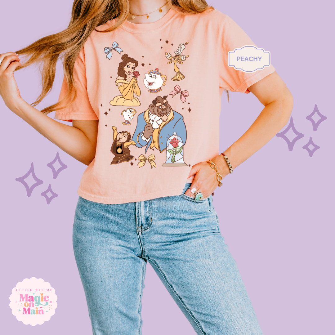 PRINTED BELLE - WOMENS BOXY T-SHIRT 10044