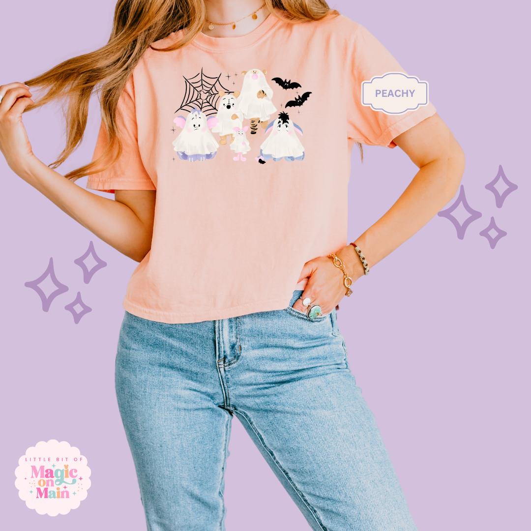 PRINTED WINNIE THE BOO - EXCLUSIVE TO MoM - WOMENS BOXY T-SHIRT