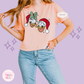 EMBROIDERED MERRY DNLD DAISY - EXCLUSIVE TO MOM - WOMENS BOXY T-SHIRT