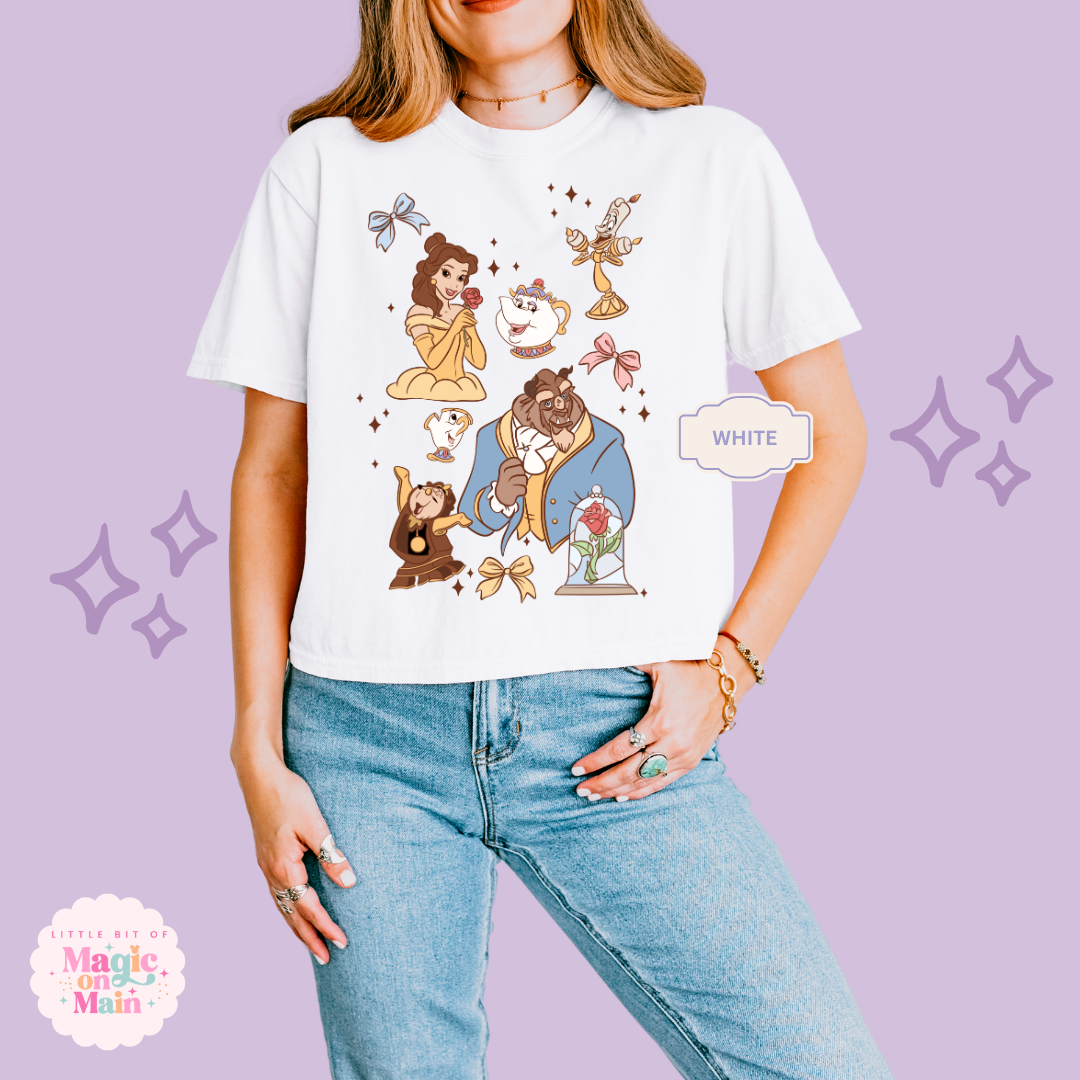 PRINTED BELLE - WOMENS BOXY T-SHIRT 10044