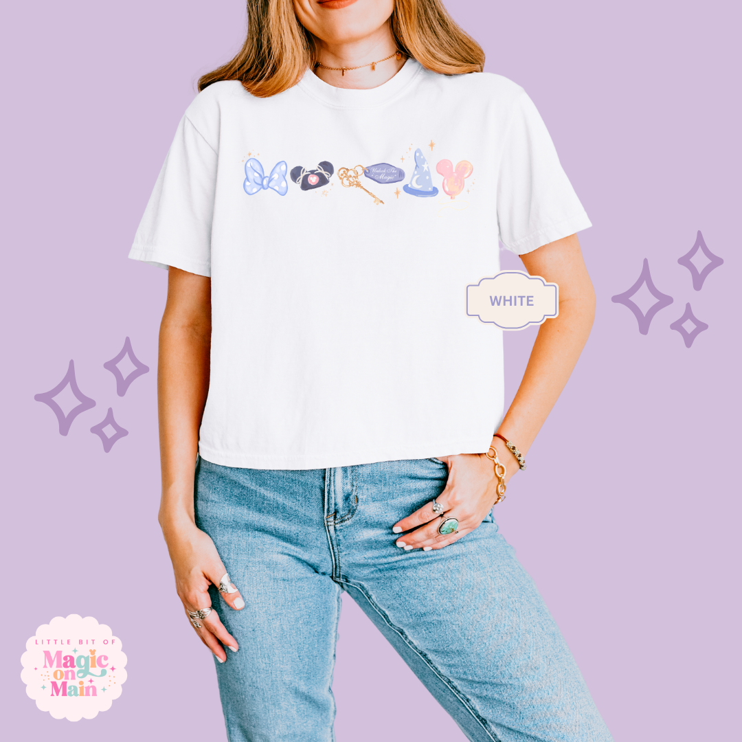PRINTED PARK DAY MAGIC - EXCLUSIVE TO MoM - WOMENS BOXY T-SHIRT