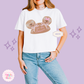 EMBROIDERED GINGERBREAD HOLIDAY HAT - EXCLUSIVE TO MOM - WOMENS BOXY T-SHIRT