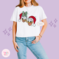 EMBROIDERED MERRY DNLD DAISY - EXCLUSIVE TO MOM - WOMENS BOXY T-SHIRT