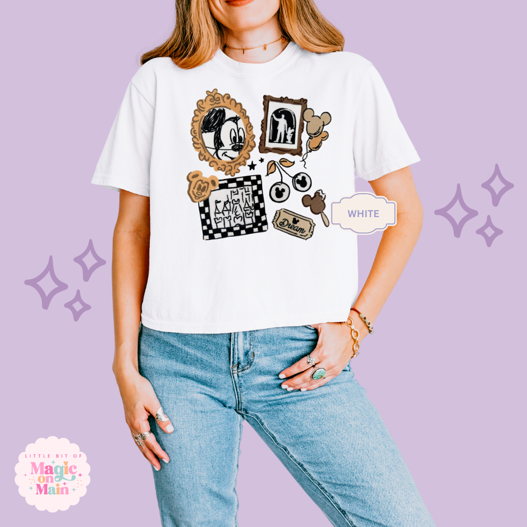 EMBROIDERED NEUTRAL MCKY - WOMENS BOXY T-SHIRT 10039