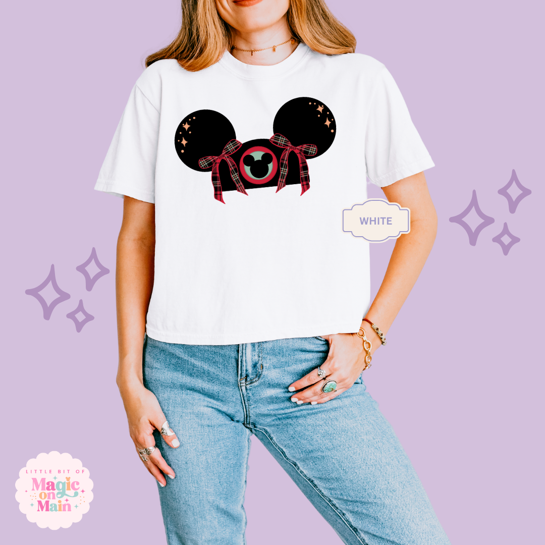 PRINTED HOLIDAY HAT - EXCLUSIVE TO MoM - WOMENS BOXY T-SHIRT