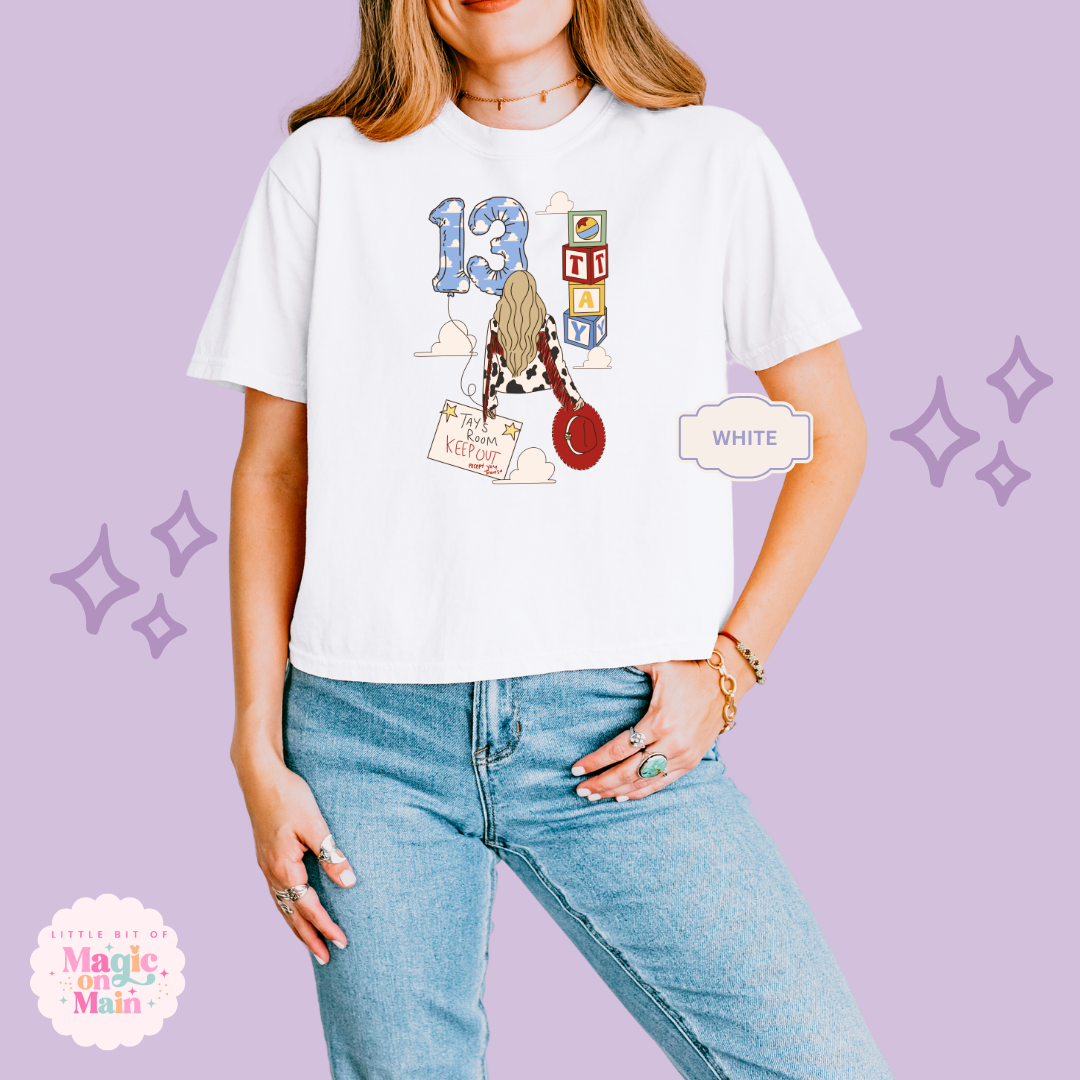 PRINTED TAYS STORY- WOMENS BOXY T-SHIRT