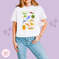 PRINTED PRINCESS ELEMENTS - WOMENS BOXY T-SHIRT 10050