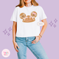 PRINTED GINGERBREAD HOLIDAY HAT - EXCLUSIVE TO MoM - WOMENS BOXY T-SHIRT