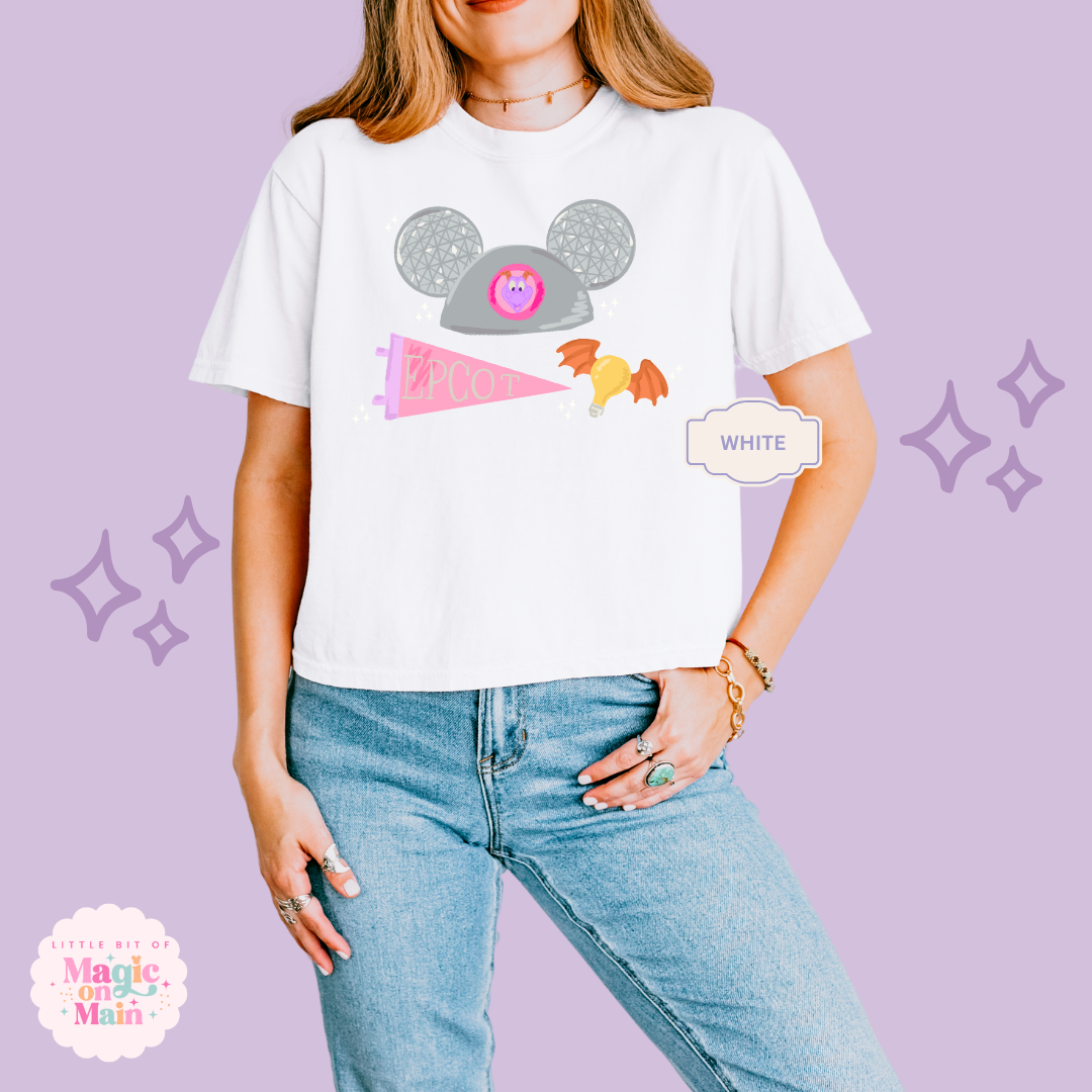 PRINTED EPCOT GIRLIE - EXCLUSIVE TO MoM - WOMENS BOXY T-SHIRT 10042