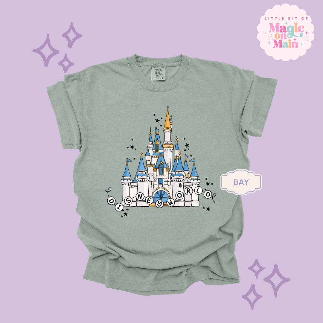 PRINTED DWORLD CASTLE - ADULT T-SHIRT