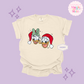 EMBROIDERED DONALD & DAISY CHRISTMAS - ADULT T-SHIRT