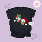 PRINTED DONALD & DAISY CHRISTMAS - ADULT T-SHIRT