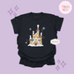 EMBROIDERED GINGERBREAD CASTLE - EXCLUSIVE TO MoM - ADULT T-SHIRT