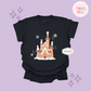 PRINTED GINGERBREAD CASTLE - EXCLUSIVE TO MoM - ADULT T-SHIRT
