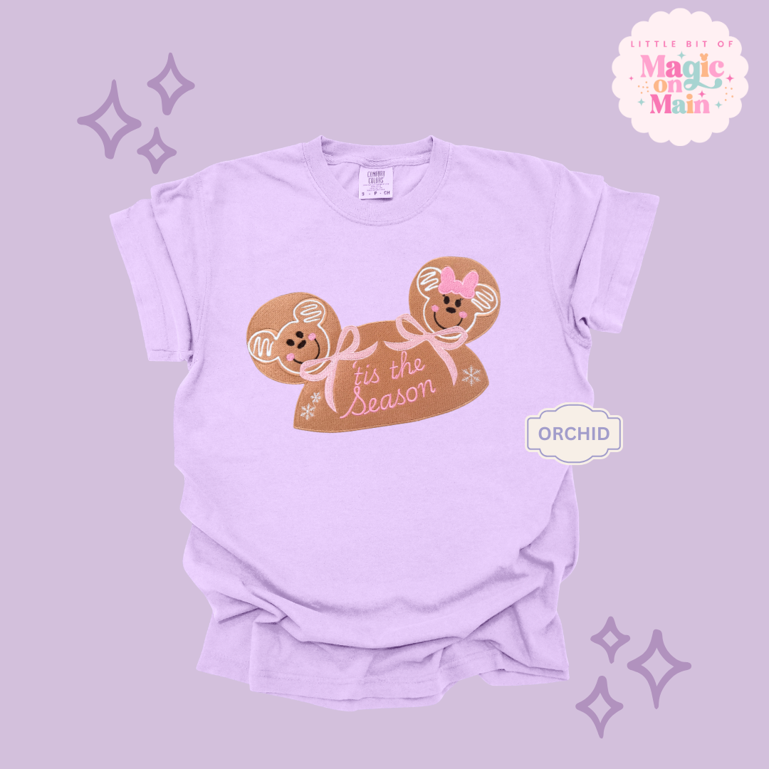 EMBROIDERED GINGERBREAD HAT - EXCLUSIVE TO MoM - ADULT T-SHIRT