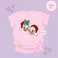 PRINTED DONALD & DAISY CHRISTMAS - ADULT T-SHIRT