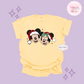 PRINTED MICKEY & MINNIE CHRISTMAS - ADULT T-SHIRT