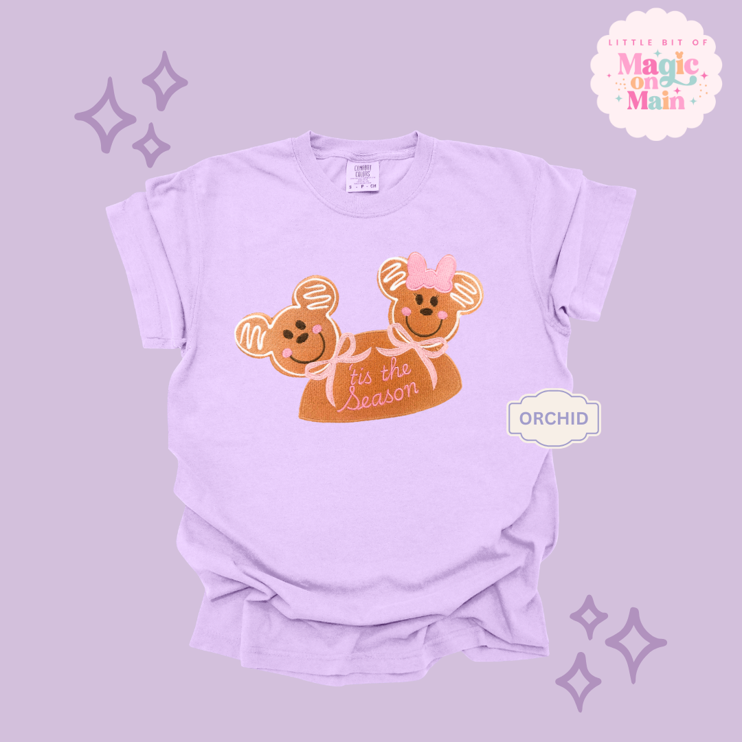 EMBROIDERED MICKEY & MINNIE GINGERBREAD HAT - EXCLUSIVE TO MoM - ADULT T-SHIRT
