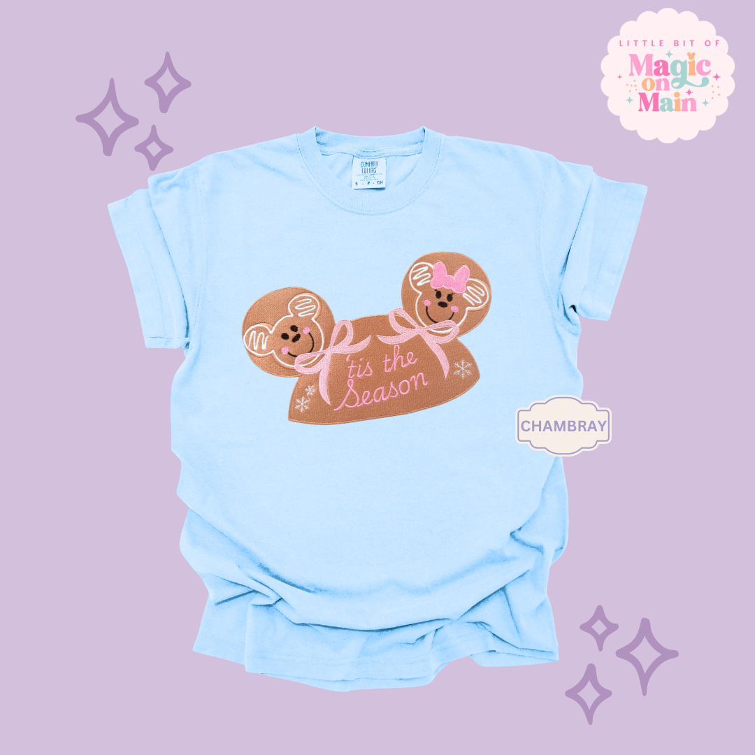 EMBROIDERED GINGERBREAD HAT - EXCLUSIVE TO MoM - ADULT T-SHIRT