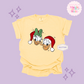 PRINTED DONALD & DAISY CHRISTMAS - ADULT T-SHIRT