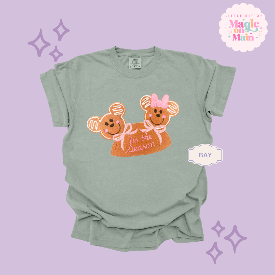 EMBROIDERED MICKEY & MINNIE GINGERBREAD HAT - EXCLUSIVE TO MoM - ADULT T-SHIRT