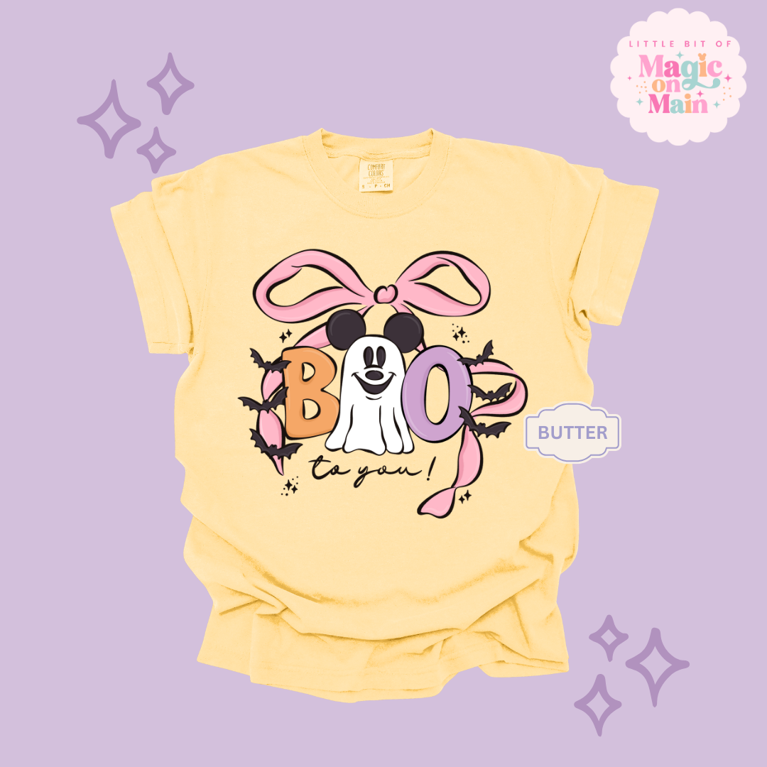 PRINTED BOO TO YOU - ADULT T-SHIRT