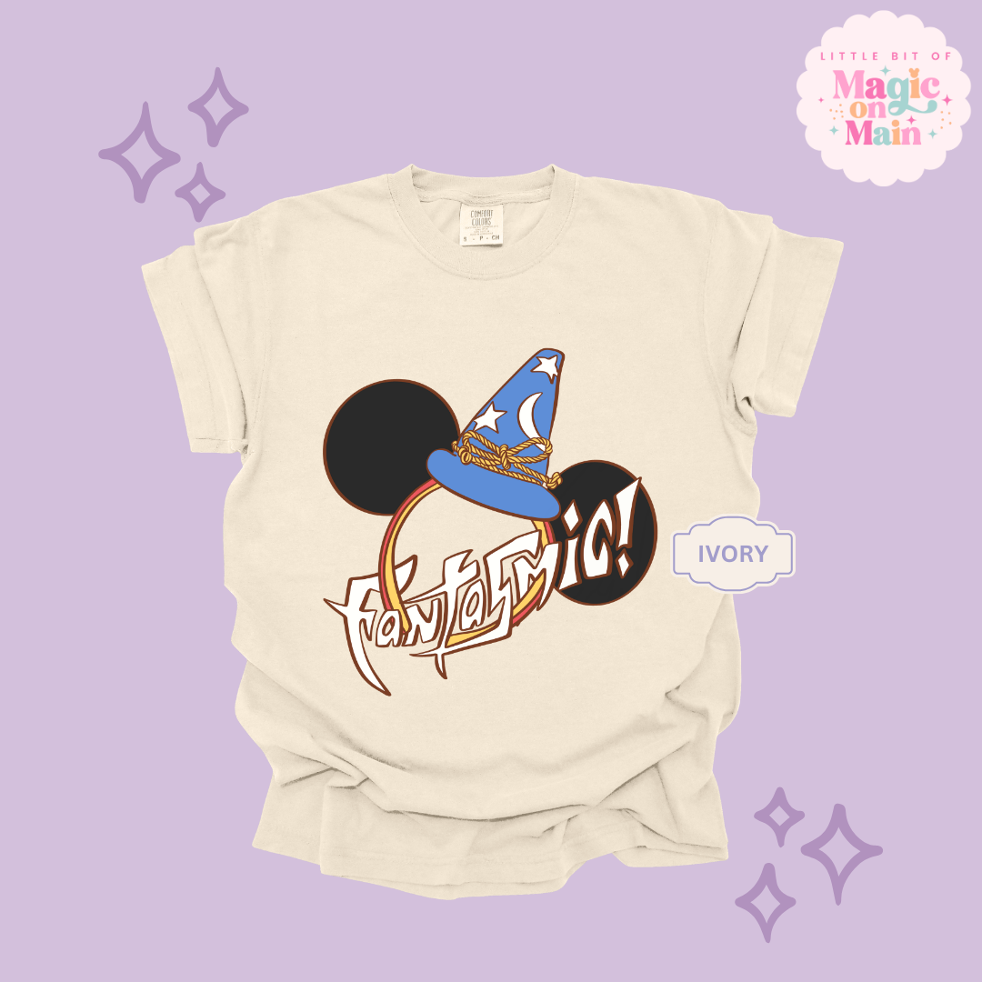 PRINTED FANTASMIC EARS - ADULT T-SHIRT