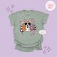 EMBROIDERED BOO (no text) - ADULT T-SHIRT