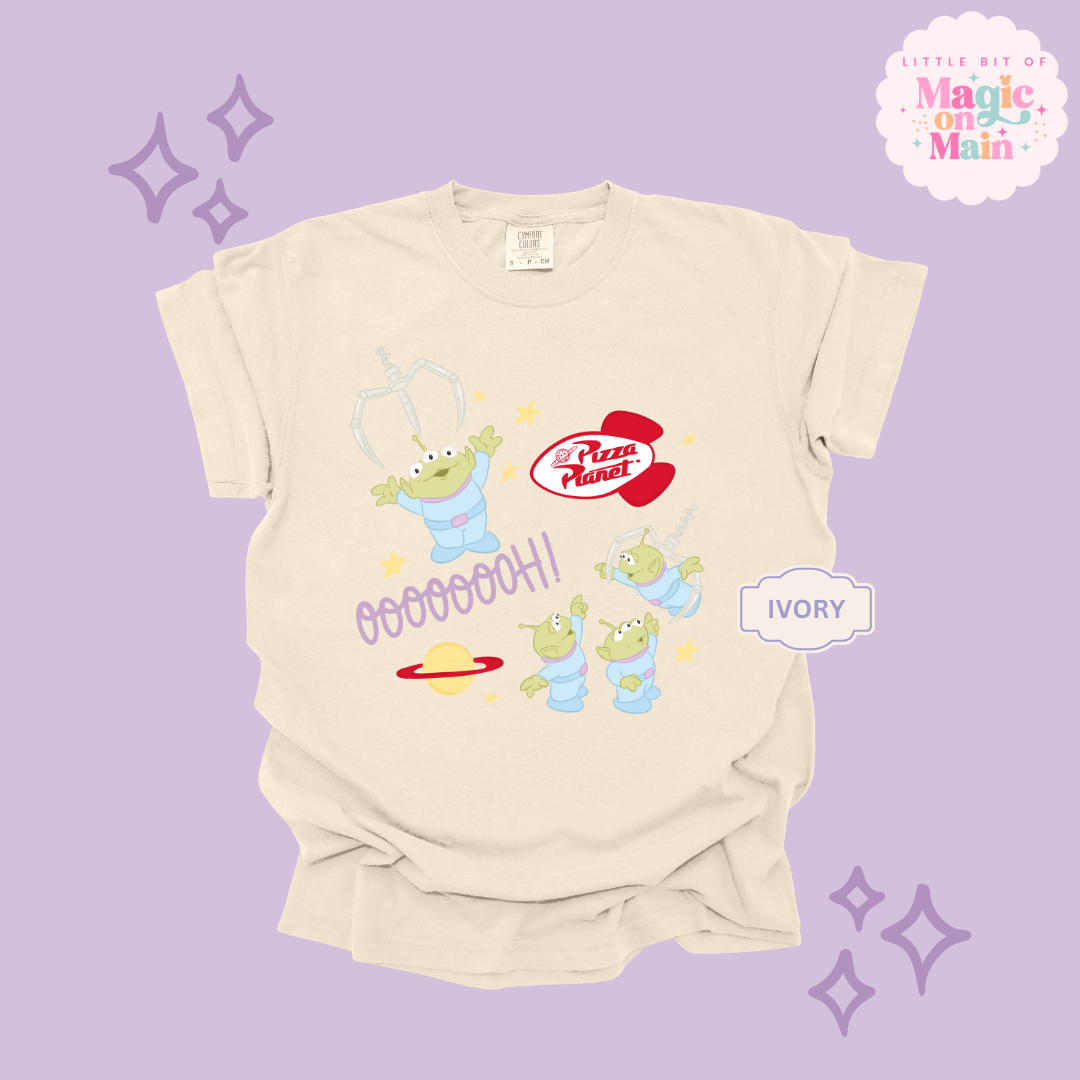 PRINTED ALIENS - EXCLUSIVE TO MoM - ADULT T-SHIRT