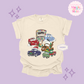 PRINTED CAR CHRISTMAS - ADULT T-SHIRT