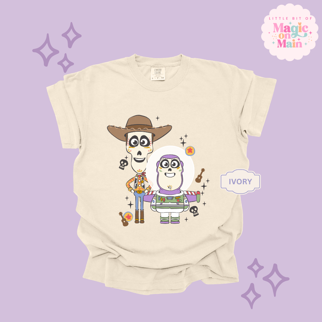 PRINTED DIA DE LOS MUERTOS - ADULT T-SHIRT