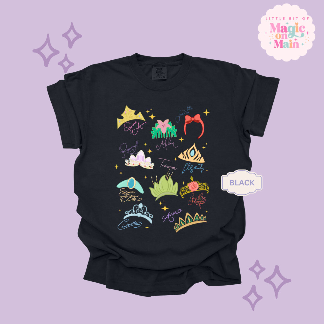 PRINTED CROWNS - ADULT T-SHIRT