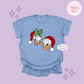 PRINTED DONALD & DAISY CHRISTMAS - ADULT T-SHIRT