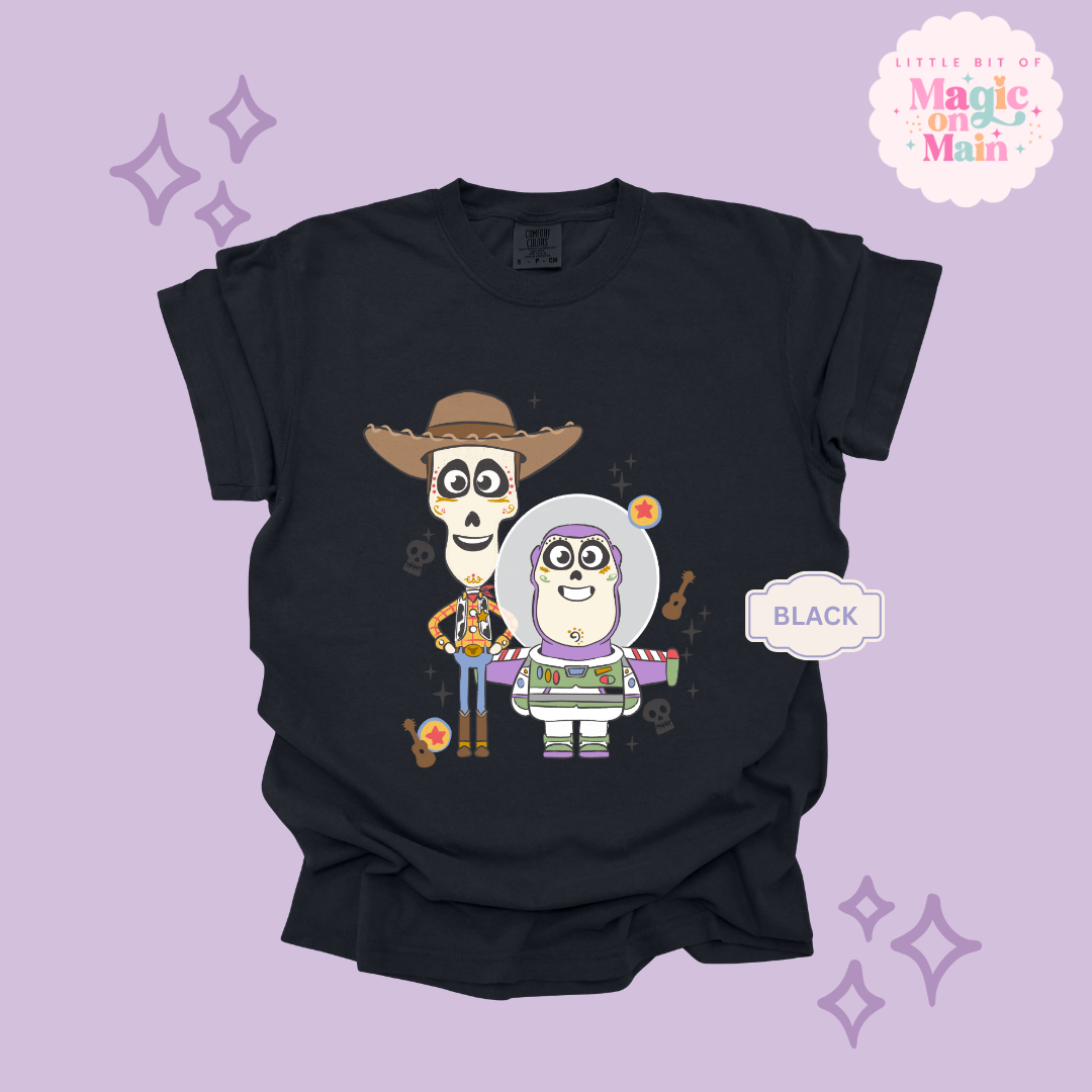 PRINTED DIA DE LOS MUERTOS - ADULT T-SHIRT