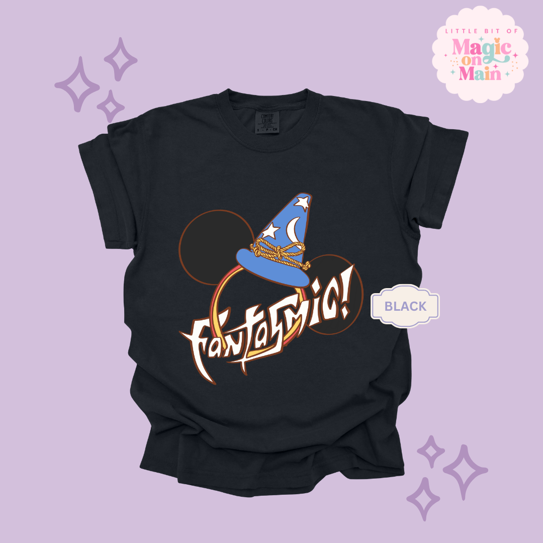 PRINTED FANTASMIC EARS - ADULT T-SHIRT