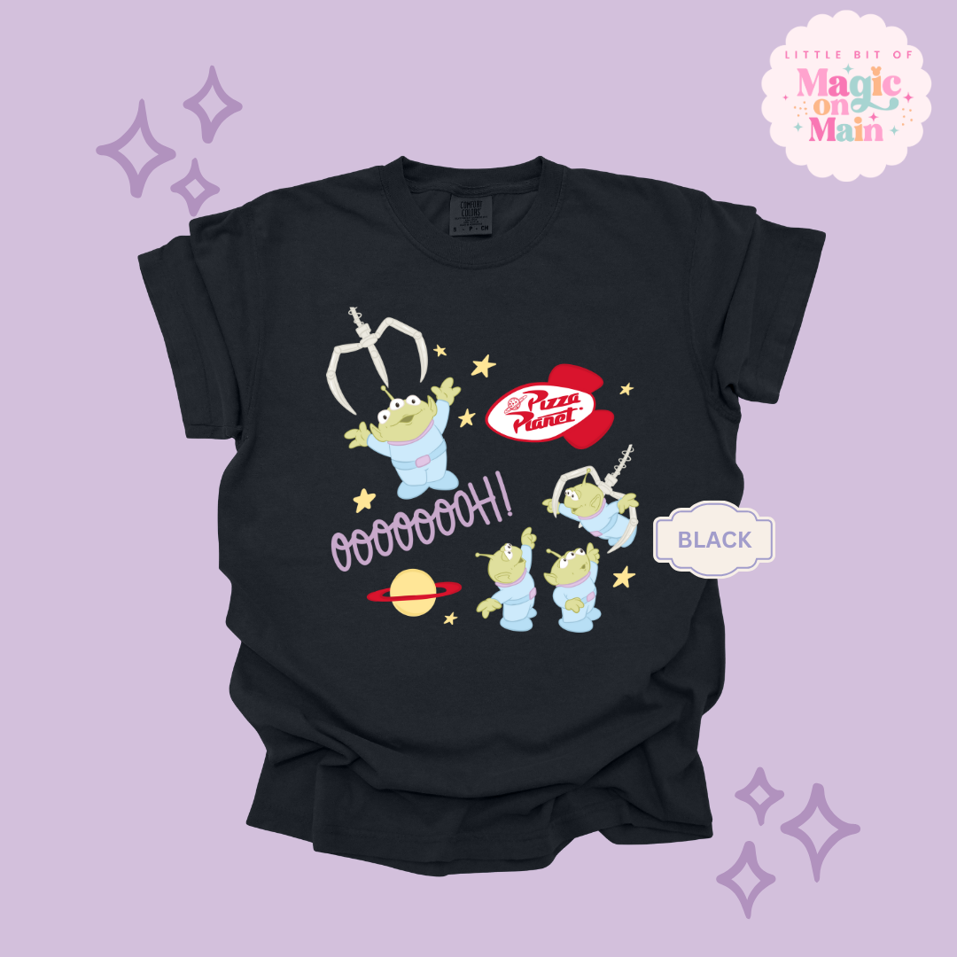 PRINTED ALIENS - EXCLUSIVE TO MoM - ADULT T-SHIRT