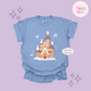 PRINTED GINGERBREAD CASTLE - EXCLUSIVE TO MoM - ADULT T-SHIRT