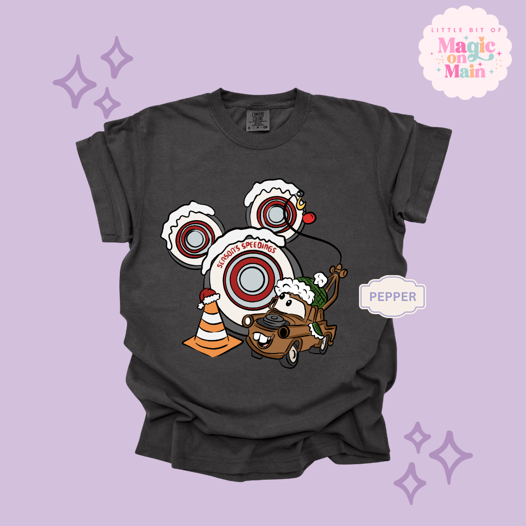 PRINTED SEASONS SPEEDINGS - ADULT T-SHIRT