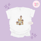 EMBROIDERED GINGERBREAD CASTLE - EXCLUSIVE TO MoM - ADULT T-SHIRT