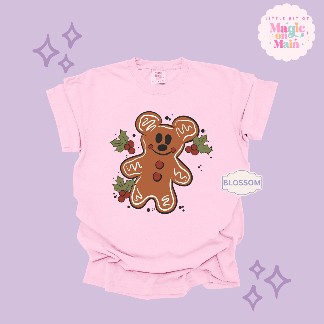 PRINTED GINGERBREAD - ADULT T-SHIRT