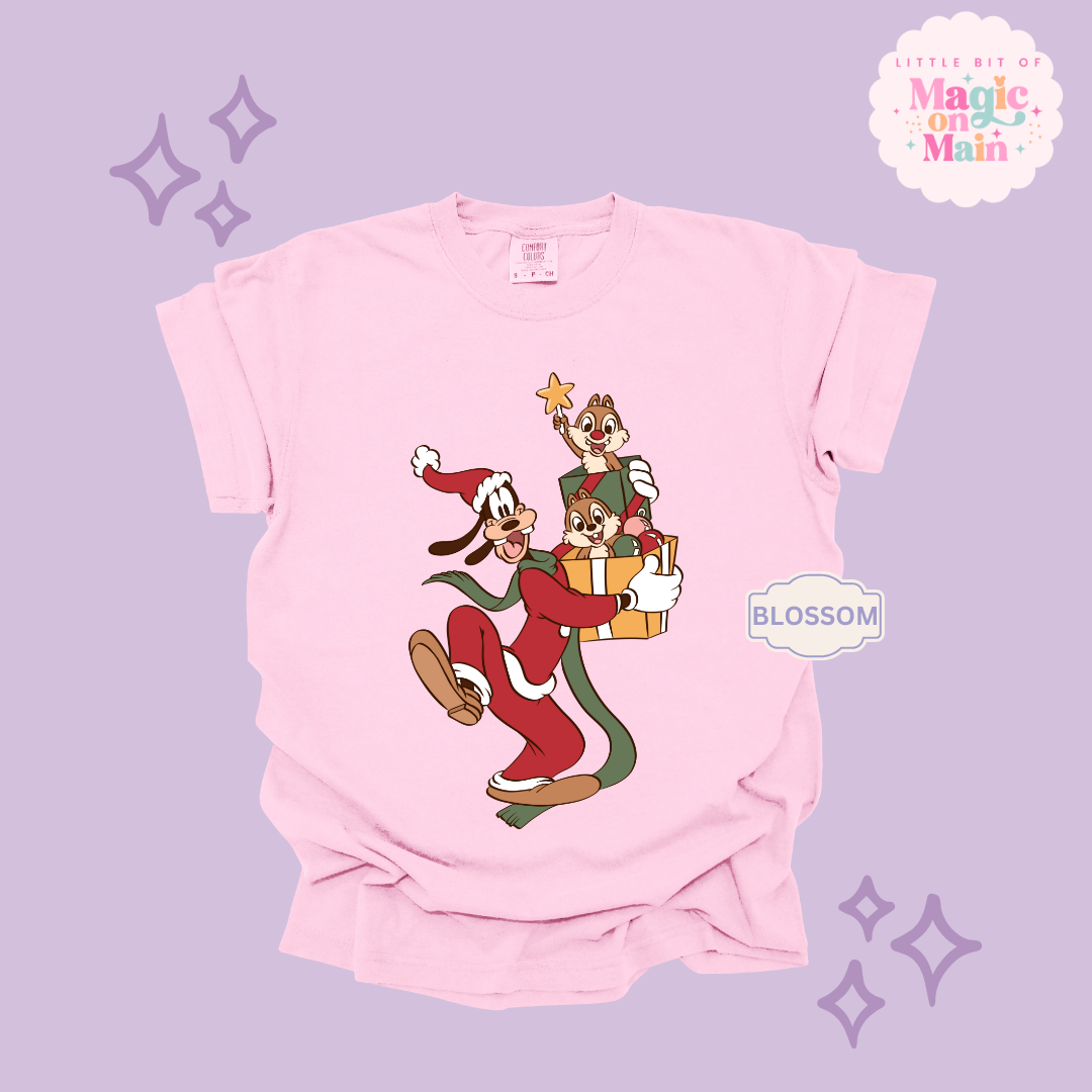 PRINTED GOOFY AND FRIENDS - ADULT T-SHIRT