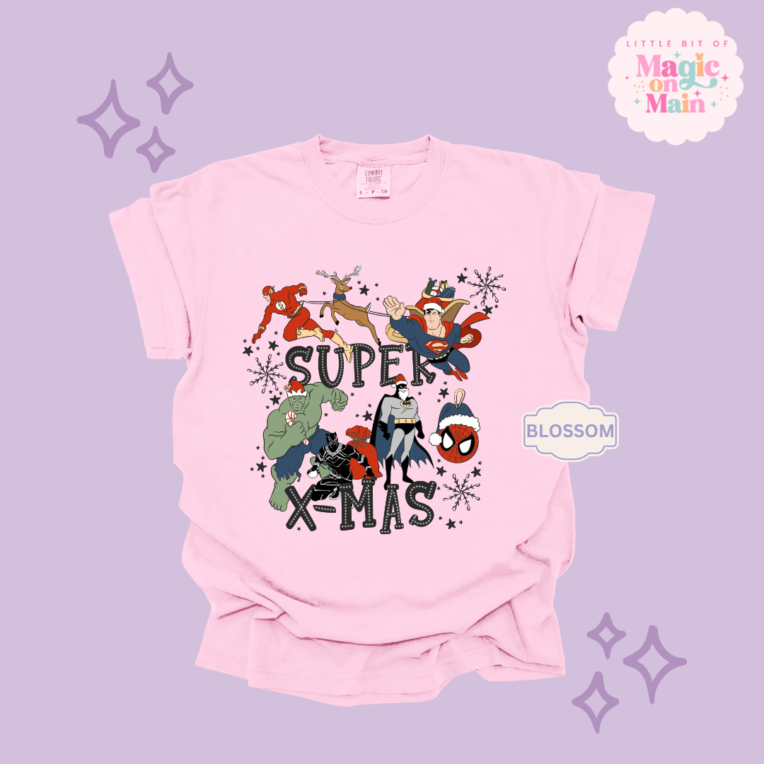 PRINTED SUPER CHRISTMAS - ADULT T-SHIRT