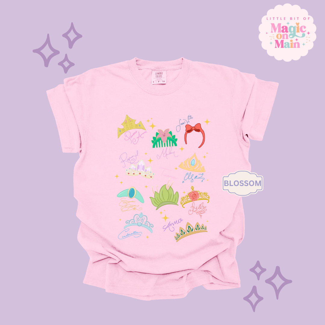 PRINTED CROWNS - ADULT T-SHIRT