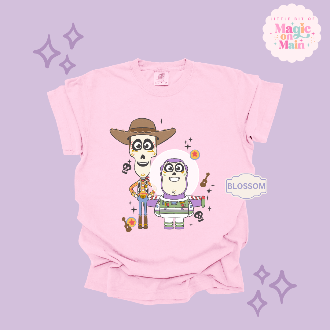 PRINTED DIA DE LOS MUERTOS - ADULT T-SHIRT
