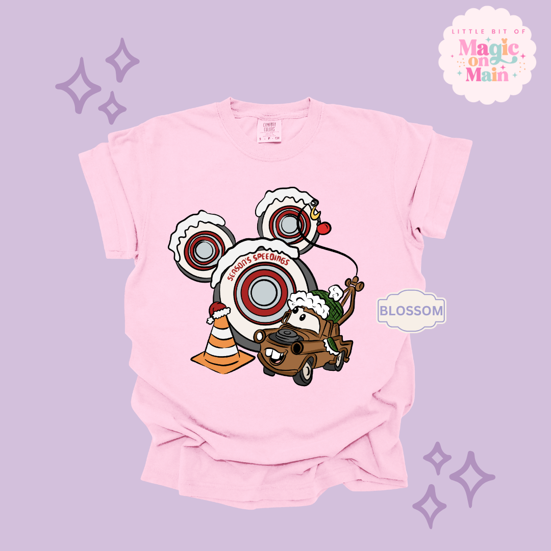 PRINTED SEASONS SPEEDINGS - ADULT T-SHIRT