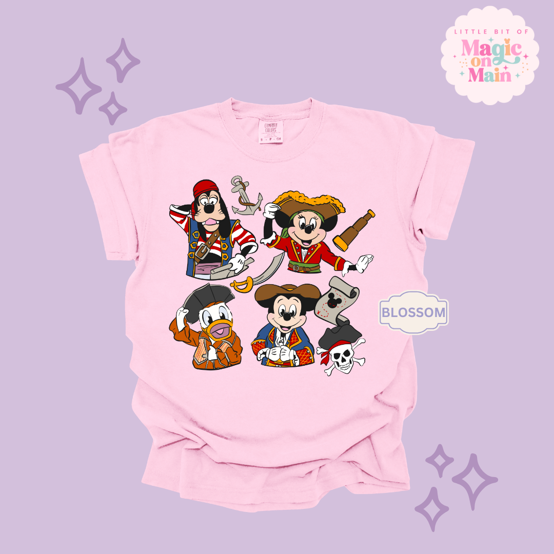 PRINTED PIRATES 2 - ADULT T-SHIRT